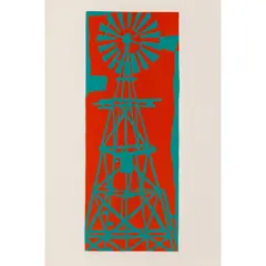 Barbara Brash, Windmill, 1972, screenprint, ed. 3/70
