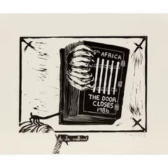 Tony Coleing, To be Continued, 1987, linocut and woodcut, ed. 2/30