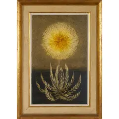 Dandelion by Paul Jones, oil on board, sold Jul 2026