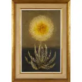 Paul Jones, Dandelion, oil on board