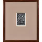 Colin F. Paynton, Siege of Herons, 1983, wood engraving, ed. 31/75