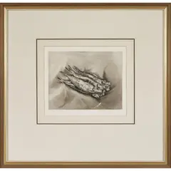 Dick Stolwijk, Bundle of Sardines, etching, ed. 12/50