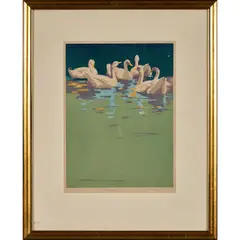 Allan Jordan, Scandal, linocut