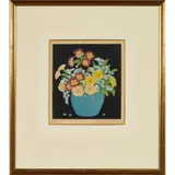 Hall Thorpe, Forget Me Nots, woodcut