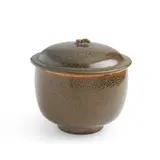 With a fitted box. For another oil spot jar and cover, see Sotheby's Hong Kong: Thursday, 29/11/2018, lot 379. by Song Dynasty A Chinese Shanxi Dark Glazed Oil Spot Jar And Cover, oil, sold Aug 2026