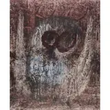 Sidney Nolan, (Shakespeare Sonnets, Winged Skull), c.1963, mixed media on paper