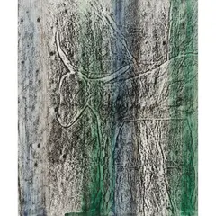 (Ram) by Sidney Nolan, c.1958, mixed media and crayon rubbing on paper, sold May 2026