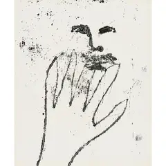 Lowell: Imitations by Sidney Nolan, 1965, transfer drawing on paper, sold May 2026