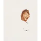 (Head in Profile) by Sidney Nolan, mixed media on paper, sold May 2026
