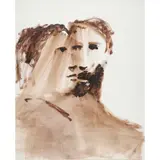 (The Living and the Dead, Patrick White) by Sidney Nolan, c.1961, mixed media on paper, sold May 2026
