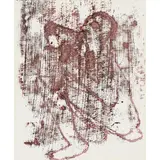 (Crouching Man) by Sidney Nolan, c.1965, transfer drawing on paper, sold May 2026