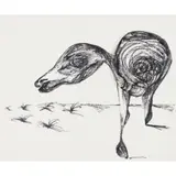(Drought Animal) by Sidney Nolan, c.1953, ink on paper, sold May 2026