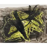(Bird-Form) c. by Sidney Nolan, 1957, mixed media on paper, sold May 2026
