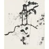 Sidney Nolan, (Lighthouse and Face), c.1965, transfer drawing on paper