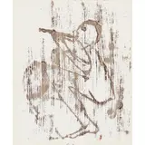 Sidney Nolan, (Crouching Shooter), c.1965, transfer drawing on paper