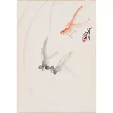 Mok E-Den, Goldfish, ink and watercolour on paper
