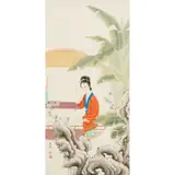 Yi Yueshi, (Chinese Lady), ink on paper
