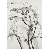 Mahgo Smith Armstrong, Eucalyptus Leaves, Juvenile, 1978, ink on canvas