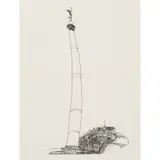 Brett Whiteley, Place de la Bastille, 1990, etching, ed. 4/10