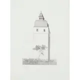 David Hockney, The Bell Tower, 1969, etching, ed. 9/100