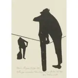 Eric Anchor Thake, Where's all your 30,000 Jim? Well, you Remember those Chops we had for Tea Last Night!, 1968, linocut