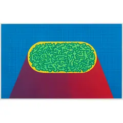Alun Leach-Jones, Affinities - A Tribute to Vernon Watkins, 1971, screenprint, ed. 7/40