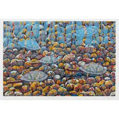 Lin Onus, Gumbirri Garginingi, 1996, screenprint, ed. P/P