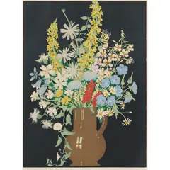 Hall Thorpe, The Wild Flower Bunch, woodcut