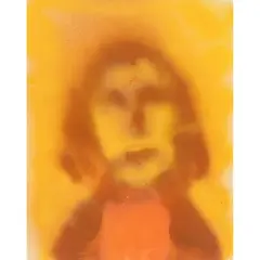 (Head) by Sidney Nolan, c.1982, spray enamel on paper, sold Jul 2026