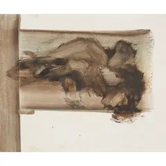 (Lovers) by Sidney Nolan, c.1965, mixed media on paper, sold Jul 2026