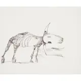 Sidney Nolan, Drought, 1955, ink on paper