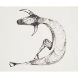 Sidney Nolan, (Drought carcass), 1955, ink on paper
