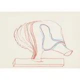 Sidney Nolan, (Organic sculpture), c.1986, crayons on paper