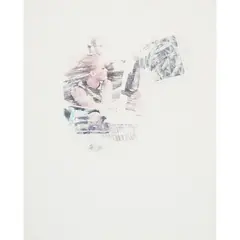Sidney Nolan, (Woman and cow), c.1965, photo transfer print