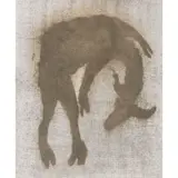 Sidney Nolan, (Drought carcass), c.1952, mixed media on paper