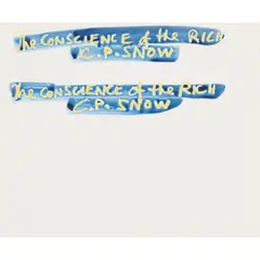 Sidney Nolan, (The conscience of the rich, C.P. Snow), c.1958, mixed media on paper