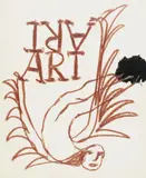 Illustration for Magazine Cover by Sidney Nolan, c.1957, mixed media on paper, sold Feb 2026