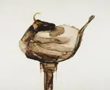 Cow Monument by Sidney Nolan, 1961, mixed media on paper, sold Feb 2026