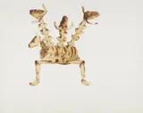 Drought Sculpture by Sidney Nolan, mixed media on paper, sold Feb 2026
