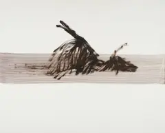 Drought by Sidney Nolan, c.1961, mixed media on paper, sold Feb 2026