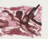Descent from The Cross by Sidney Nolan, c.1965, mixed media on paper, sold Feb 2026