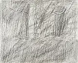 Rams by Sidney Nolan, c.1958, crayon on paper, sold Feb 2026