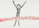 Orator by Sidney Nolan, 1983, mixed media on paper, sold Feb 2026