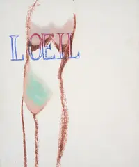 L'Oeil by Sidney Nolan, 1957, crayon on paper, sold Feb 2026