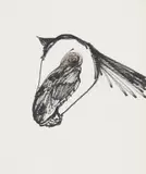 (Drought Animal) by Sidney Nolan, c.1953, ink on paper, sold Feb 2026
