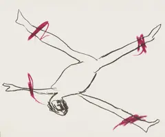 Prometheus by Sidney Nolan, 1967, oil pastel on paper, sold Feb 2026
