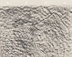 Sidney Nolan, Kelly and Horse, 1958, crayon rubbing on paper