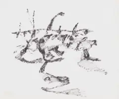 Drought by Sidney Nolan, 1955, ink on paper, sold Feb 2026