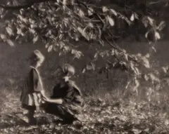 Jaromír Funke, Children in the sunlight, 1922, photograph