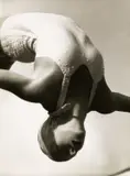 Lothar Rübelt, Diver Dorothy Poynton-Hill, Olympic gold medalist in artistic jumping, 1936, photograph